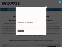 Tablet Screenshot of hiptac.org